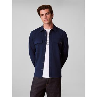 Calvin Klein Jeans Comfort Cotton Overshirt Blue