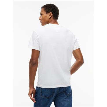 Tommy Jeans Slim NY Linear T-Shirt Ecru