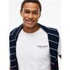 Tommy Jeans Slim NY Linear T-Shirt Ecru