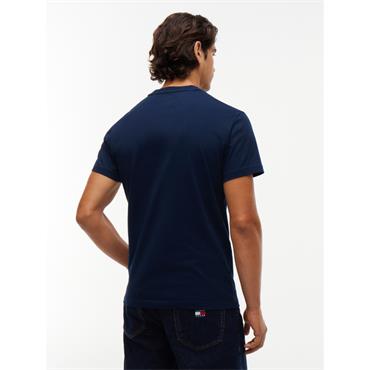 Tommy Jeans Slim NY Linear T-Shirt Dark Blue