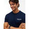 Tommy Jeans Slim NY Linear T-Shirt Dark Blue