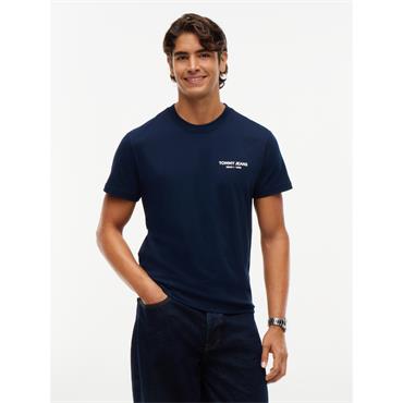 Tommy Jeans Slim NY Linear T-Shirt Dark Blue
