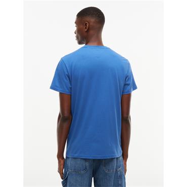 Tommy Jeans Slim NY Linear T-Shirt Delta Blue