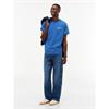 Tommy Jeans Slim NY Linear T-Shirt Delta Blue