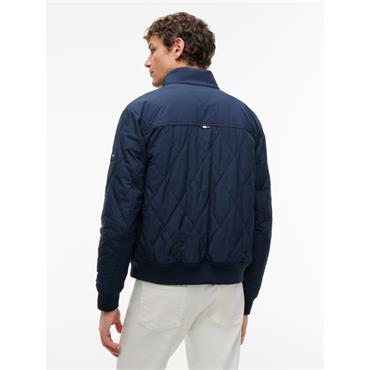 Tommy Hilfiger Packabale Quilted Hararington Jacket Navy