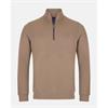 André Canada Quater Zip Sweatshirt Tan