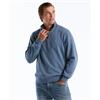 Penguin Sticker Pete Quarter Zip Sweatshirt Blue