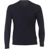 Casa Moda V-Neck Cotton Jumper Navy