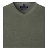 Casa Moda V-Neck Cotton Jumper Olive