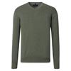 Casa Moda V-Neck Cotton Jumper Olive
