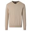 Casa Moda V-Neck Cotton Jumper Beige