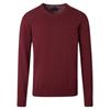 Casa Moda V-Neck Cotton Jumper Chocolate