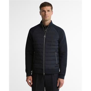 Barbour  Thornton Quilted Zip Thru Navy