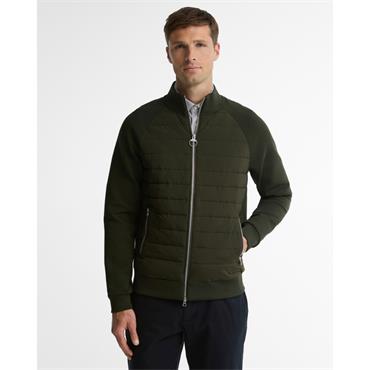 Barbour  Thornton Quilted Zip Thru Sage