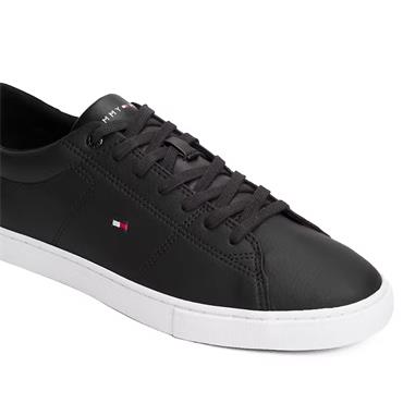 Tommy Hilfiger Essential Leather Detail Vulc Sneaker Black
