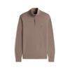 Tommy Hilfiger Pima Organic Cashmere Zip Knit  Taupe