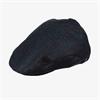 Bugatti Herringbone Flat Cap Navy