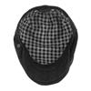 Bugatti Herringbone Flat Cap Charcoal