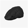 Bugatti Herringbone Flat Cap Charcoal