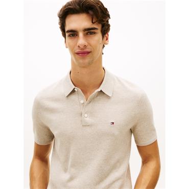 Tommy Hilfiger Essential Knitted Polo Sandlewood