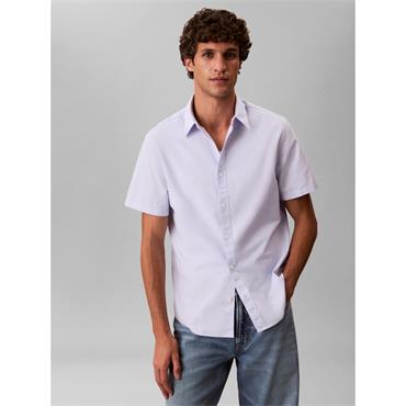 Calvin Klein Jeans Classic Oxford Short Sleeve Shirt Iris
