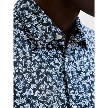 Jack & Jones Summer1 Linen Print Short Sleave  Night