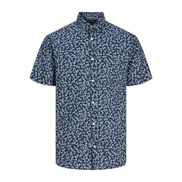 Jack & Jones Summer1 Linen Print Short Sleave  Night
