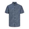 Jack & Jones Summer1 Linen Print Short Sleave  Night