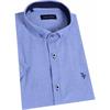 Tom Penn Short Sleave Oxford Shirt Blue