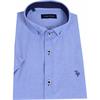 Tom Penn Short Sleave Oxford Shirt Blue