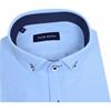 Tom Penn Short Sleave Oxford Shirt Ocean