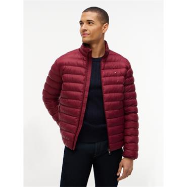 Tommy Hilfiger Packable Recyled Jacket Burgundy