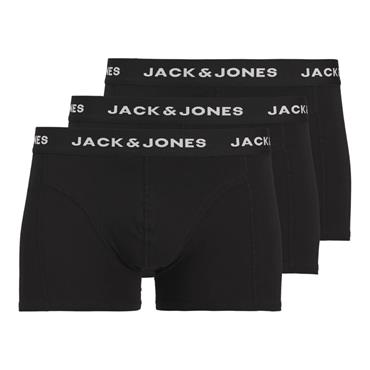 Jack & Jones Anthony 3 Pack Trunks Black