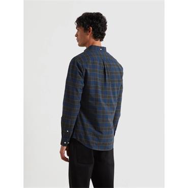 Farah Brewer Check Shirt Evergreen
