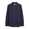 Farah Brewer Check Shirt Bordeaux