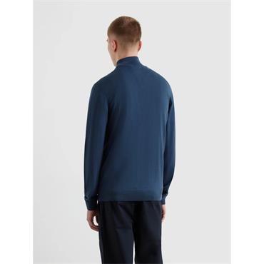 Farah Redchurch 1/4 Zip Merino Wool Blue
