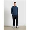 Farah Redchurch 1/4 Zip Merino Wool Blue