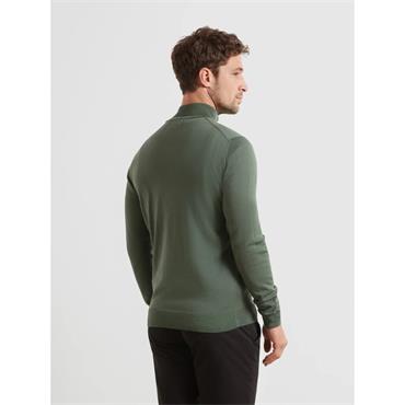 Farah Redchurch 1/4 Zip Merino Wool Rosemary