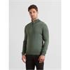 Farah Redchurch 1/4 Zip Merino Wool Rosemary