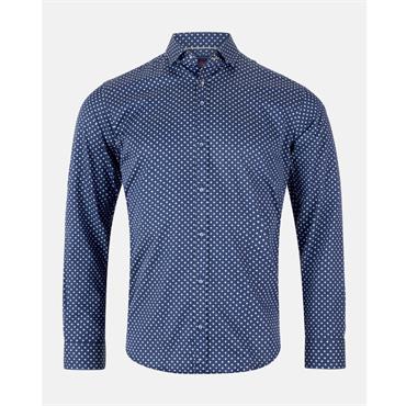 André Nevada Print Shirt Tan