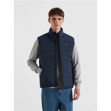 Farah Kennedy Wadded Gilet  Yale