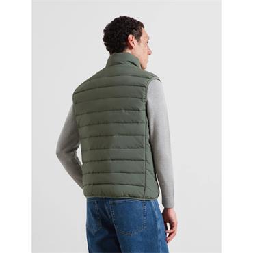 Farah Kennedy Wadded Gilet  Rosemary