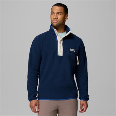 Columbia Helvetia Solid Half Snap Fleece Navy