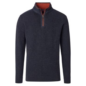 Casa Moda 1/4 Zip Sweatshirt Navy