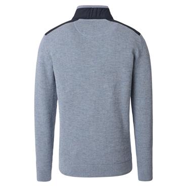 Casa Moda 1/4 Zip Sweatshirt Blue