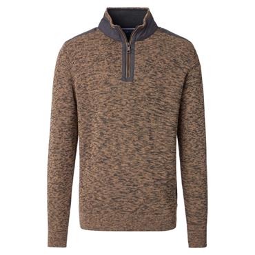 Casa Moda 1/4 Zip Sweatshirt Coconut