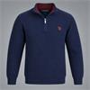 Tom Penn Mayo Quarter-Zip Knit Navy