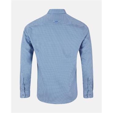 André Boston Print Shirt Green