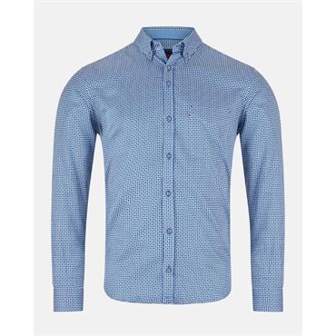 André Boston Print Shirt Green