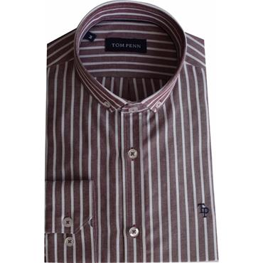 Tom Penn TPP931 Oxford Stripe Burgundy